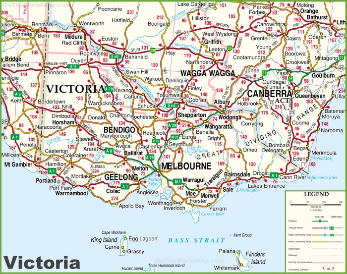 Map of victoria