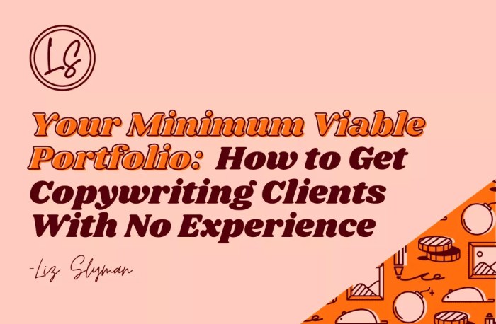 How to make a copywriting portfolio with no experience