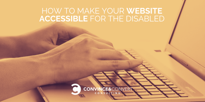 How to make a website accessible for the disabled