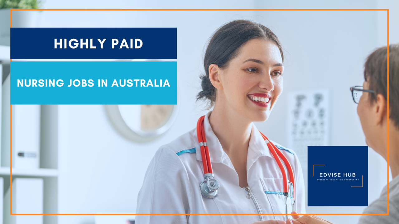 Which nurse is highly paid in Australia?