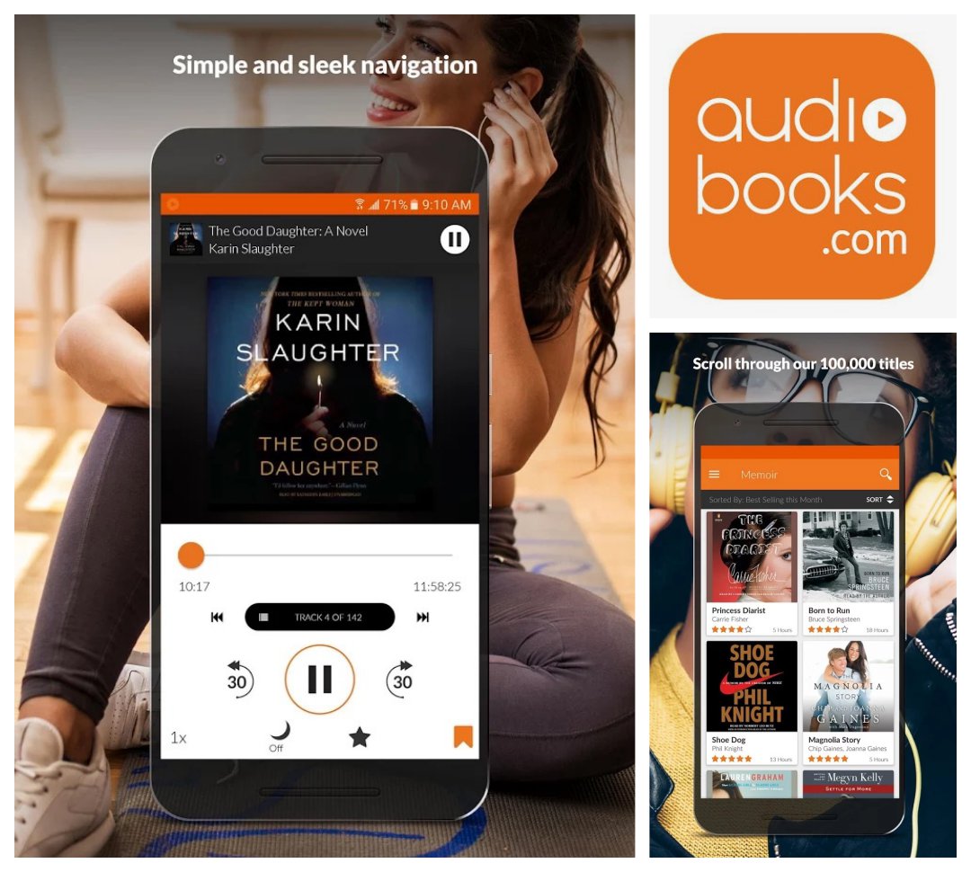 Audio book apps