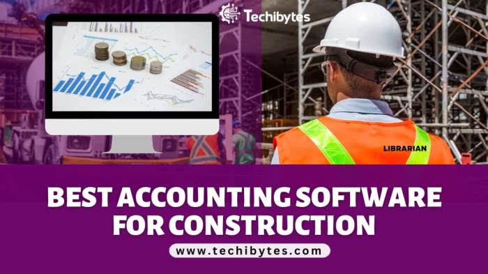 Accounting software construction