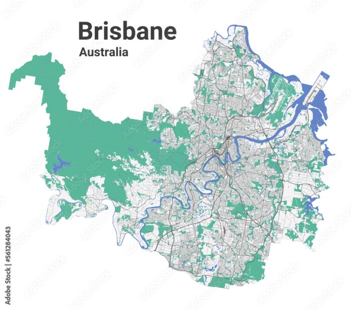 Map for brisbane