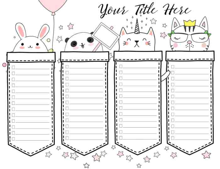 Planning coordinator planner fillable checklists preparation improvement print smartvaforu guide Best to do list planner