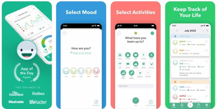 Daylio journaling tracker Daily journal app