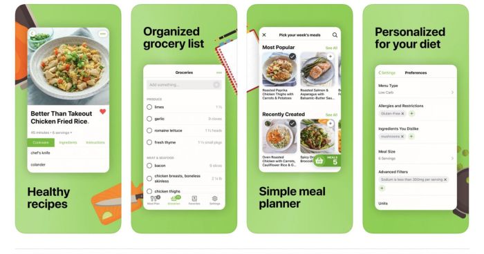 Meal mealime Meal planning app