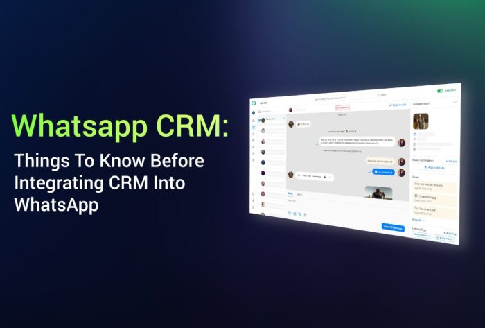 Whatsapp crm software