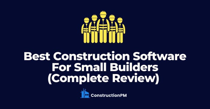 Best software for small construction business