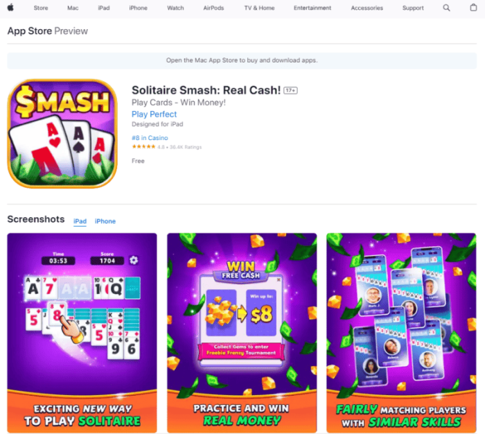 Iphone games to win real money